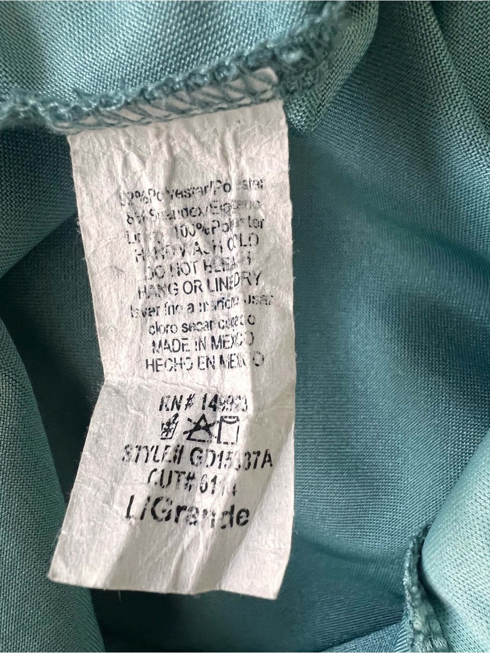 Windsor Satin Mini Dress in Aqua - Picture 8 of 8